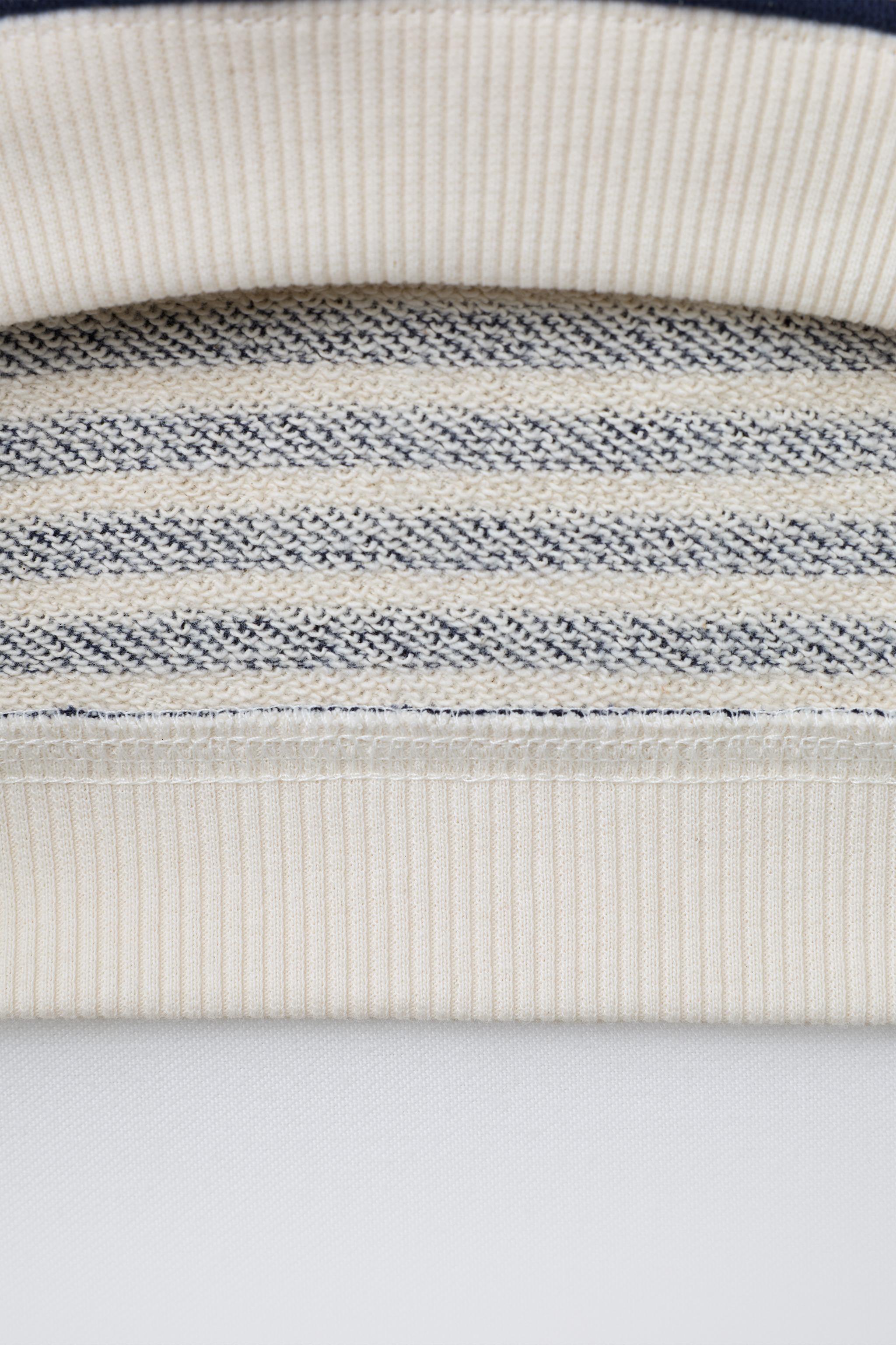 MULTICOLOR STRIPED SWEATSHIRT